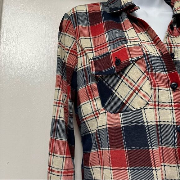 PLAID FLANNEL! size M Rue 21 EUC, worn once - Picture 9 of 12